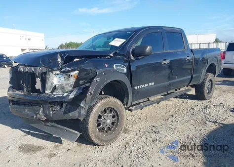 2017 Nissan Titan Xd S Gas z USA, uszkodzony, nr VIN 1N6AA1F12HN505248